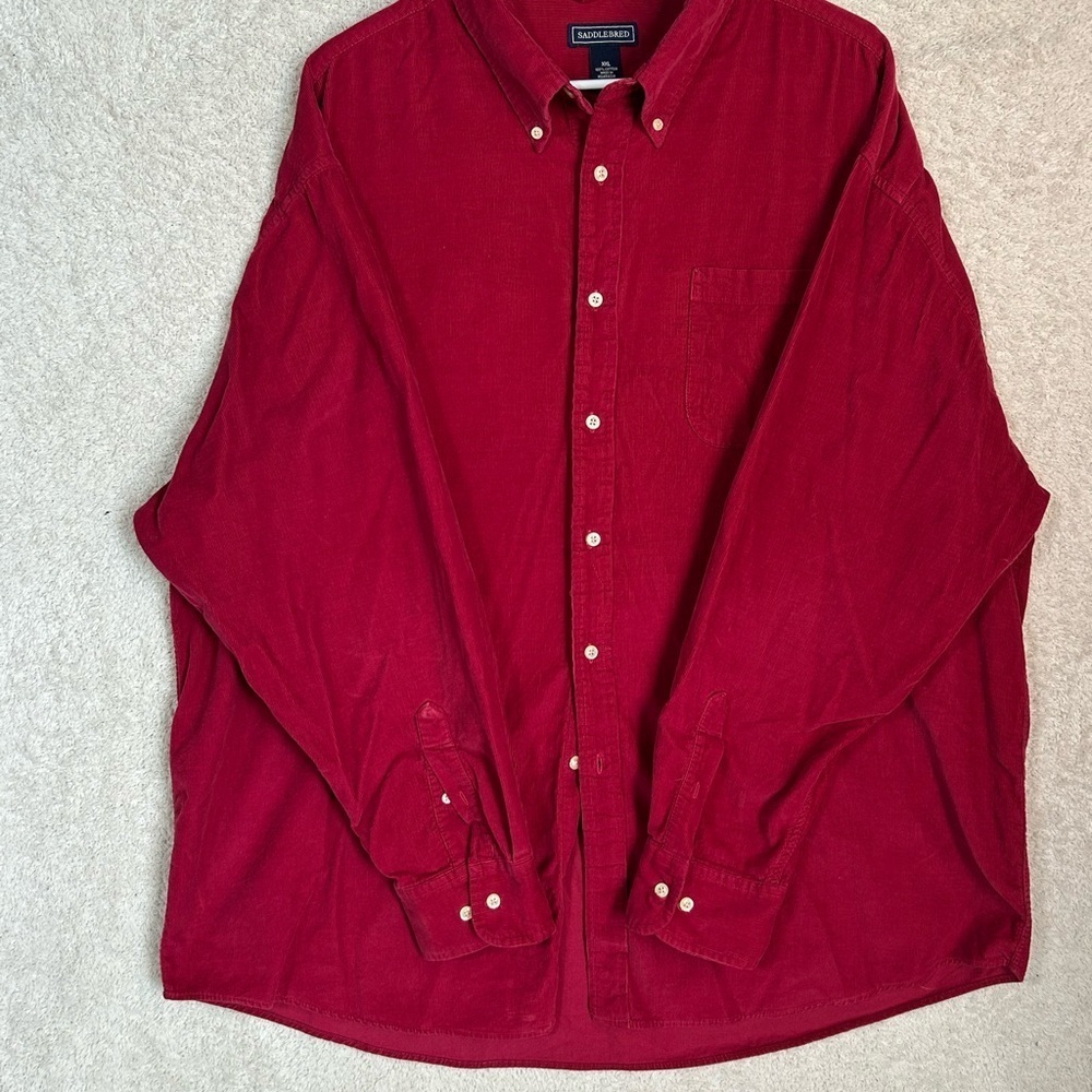 Saddlebred Shirt Men's 2XL Button Down Long Sleeve. Workwear Casual Holiday
